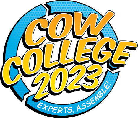 COW College 2023 logo - Experts, Assemble!